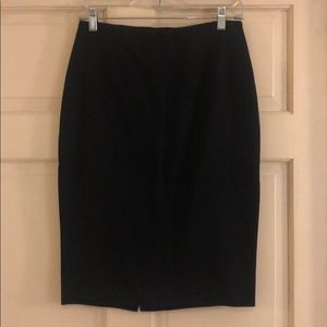 Black pencil skirt